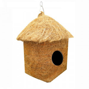 Bird Nest Classic Hut Bird House Purely Handmade Nest for All Small Birds