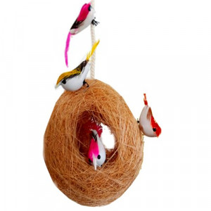 Apple Bird nest Purely Hand made love Birds/Sparrow/Small Birds