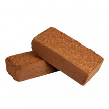 Cocopeat Brick (1.3kg) Pack of 2 (650gm) - Expands To 7 Kg Powder