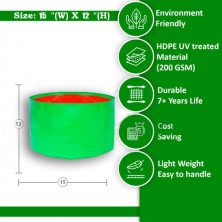 HDPE Grow Bag 15" X 12"