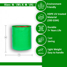 HDPE Grow Bag 15" X 18"