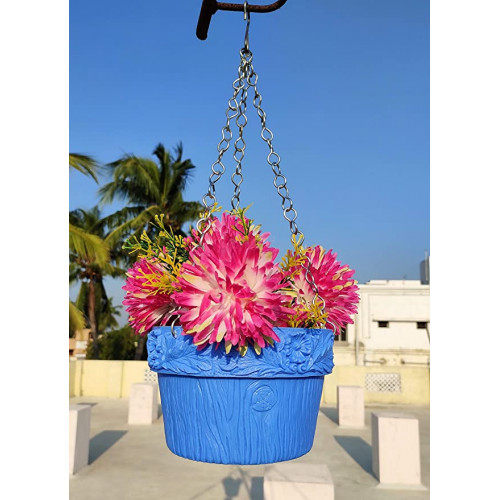 Flower Hanging pot- Blue