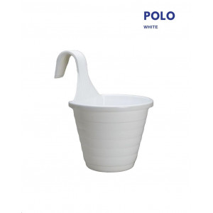 AnushikA Hanging Pots Polo-White