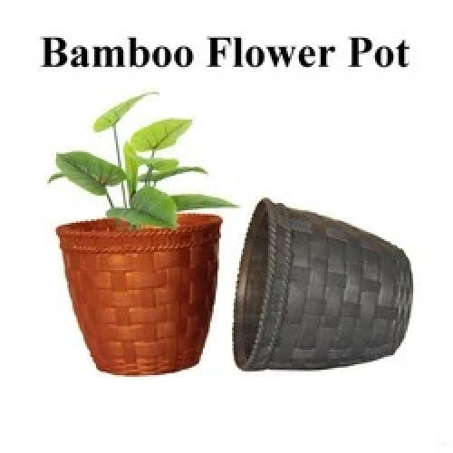 AnushikA Bamboo Pot small-1117 