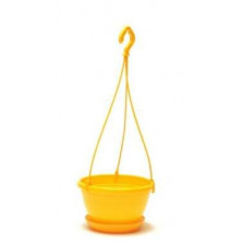Plastic Hanging with plate-Yellow
